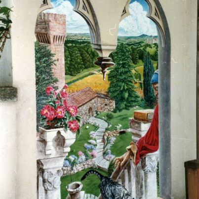 Trompe-l'&oelig;il in villa privata